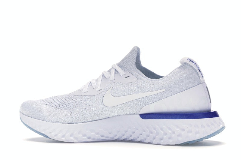 Nike Epic React Flyknit White Racer Blue (Women's)