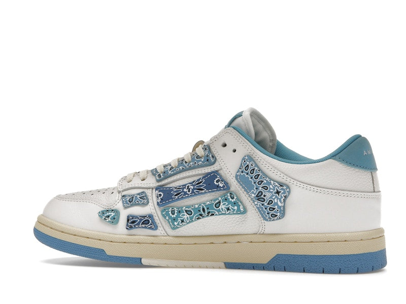 AMIRI Skel Top Low Bandana White Light Blue