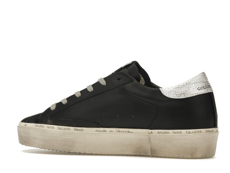 Golden Goose Hi-Star Black Silver (Women's)