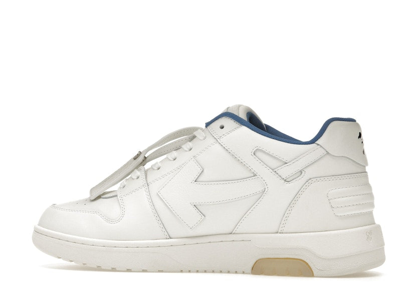 OFF-WHITE Out Of Office "OOO" Low Tops For Walking White White Dark Blue SS22