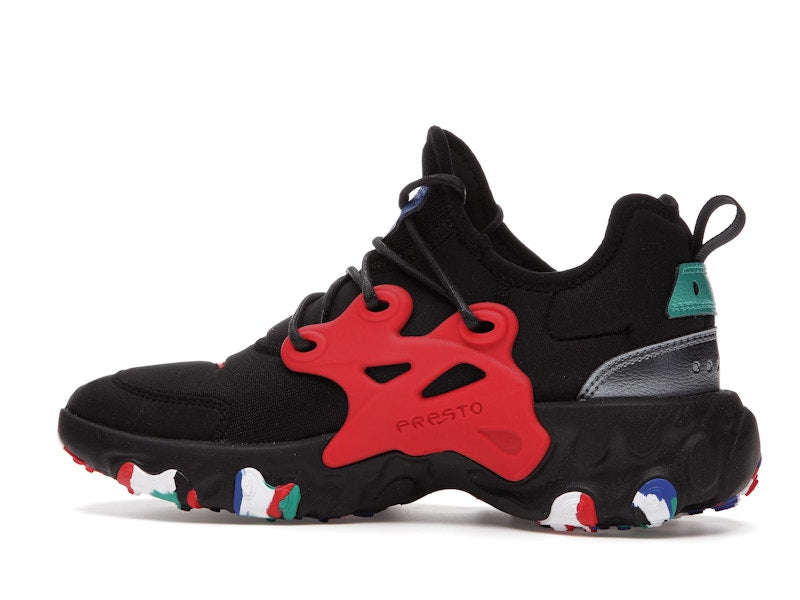 Nike React Presto Black Red Multicolor (GS)