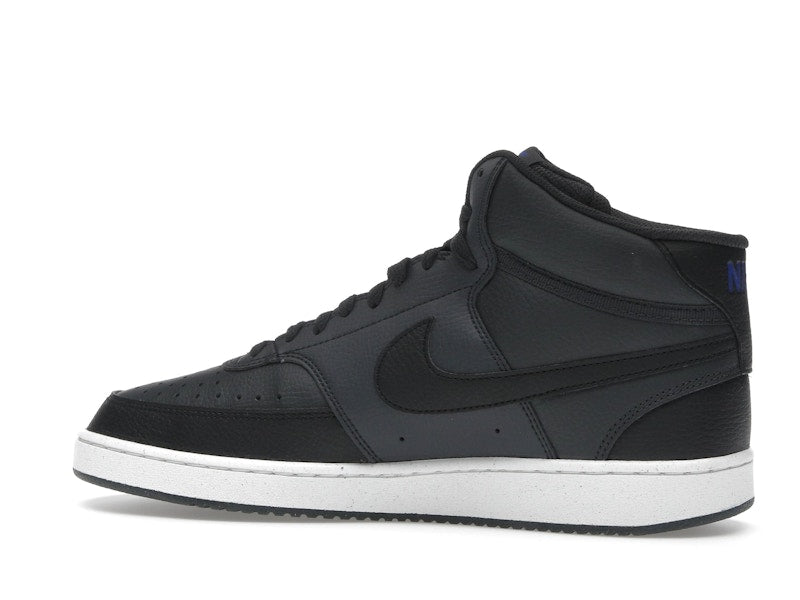 Nike Court Vision Mid Next Nature Dark Smoke Grey Off Noir Racer Blue Black