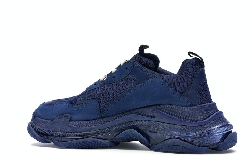 Balenciaga Triple S Clear Sole Navy