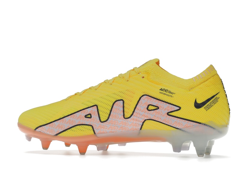Nike Zoom Mercurial Vapor 15 Elite SG-Pro Anti-Clog Traction Yellow Strike Sunset Glow