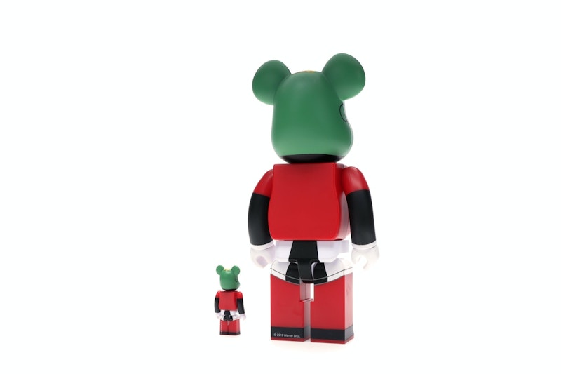 Bearbrick Marvin The Martian 100% & 400% Set Black/Red