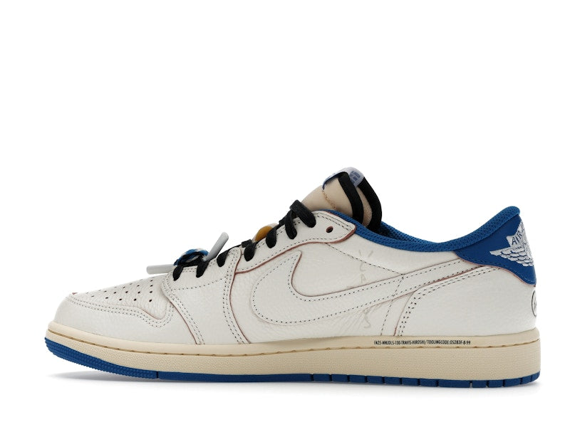Jordan 1 Retro Low OG SP Fragment x Travis Scott Sail Military Blue