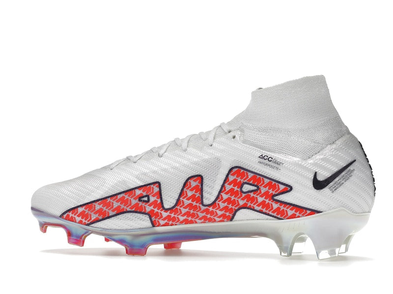 Nike Zoom Mercurial Superfly 9 Elite FG White Bright Crimson