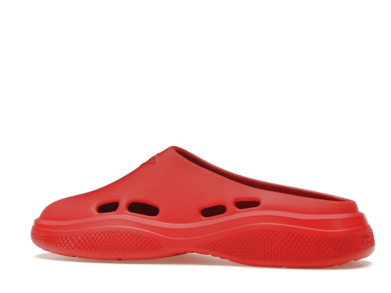 Prada Foam Rubber Mule Red