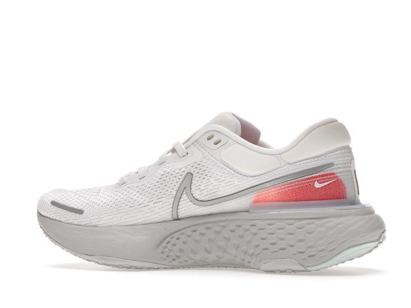 Nike ZoomX Invincible Run Flyknit White Pure Platinum Chile Red