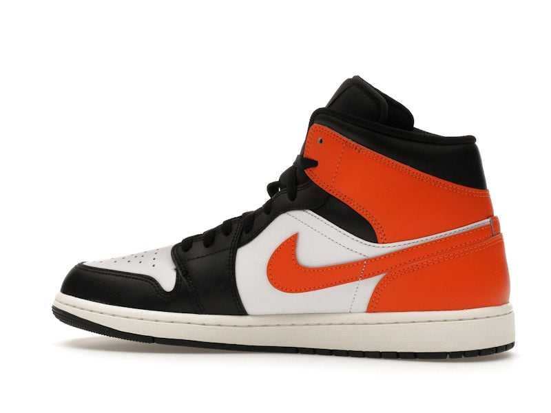 Jordan 1 Mid Black Toe Starfish