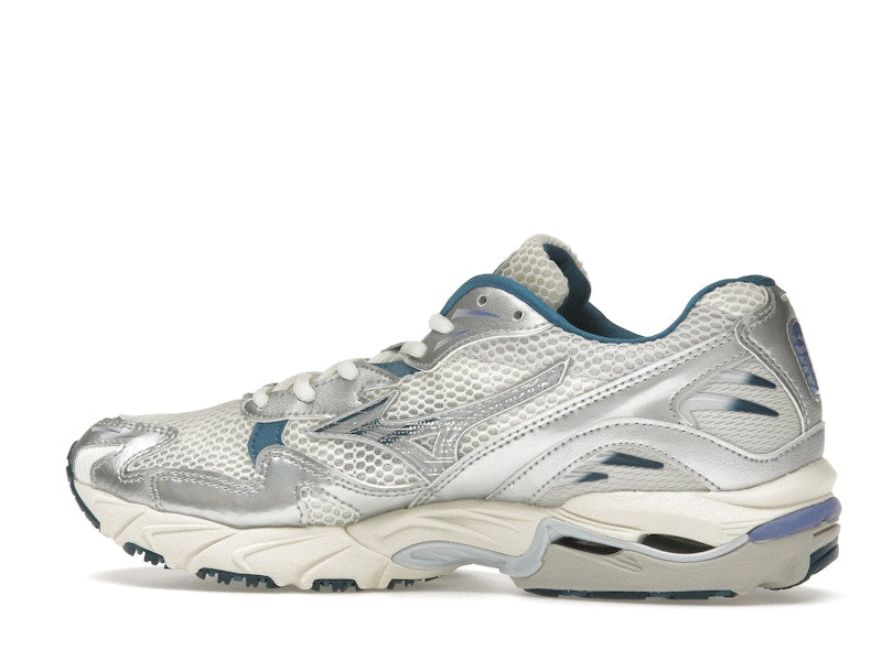 Mizuno Wave Rider 10 White Silver Blue