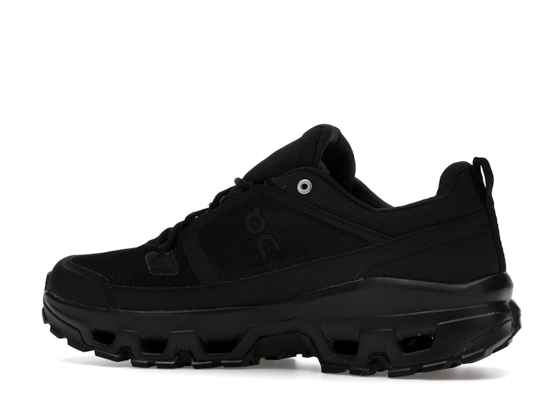 On Running Cloudrock Low Waterproof All Black