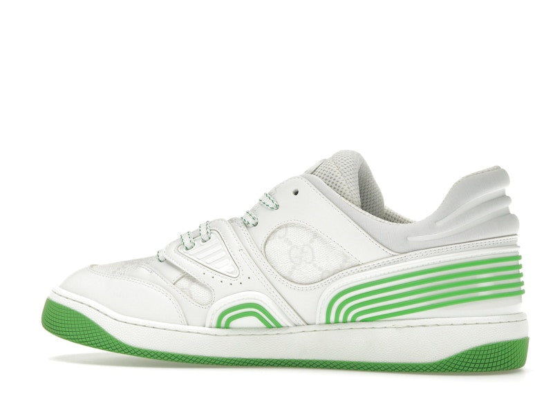 Gucci Basket Low White Demetra Green