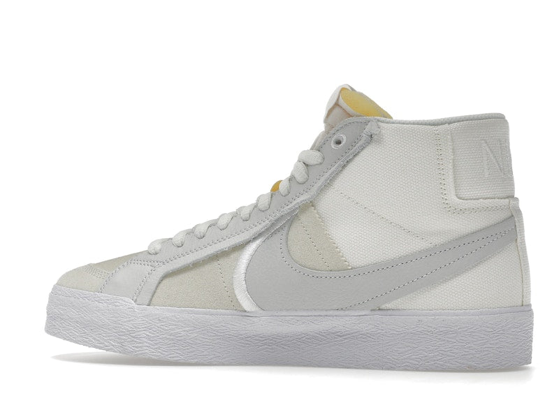 Nike SB Blazer Mid Warning Label Summit White
