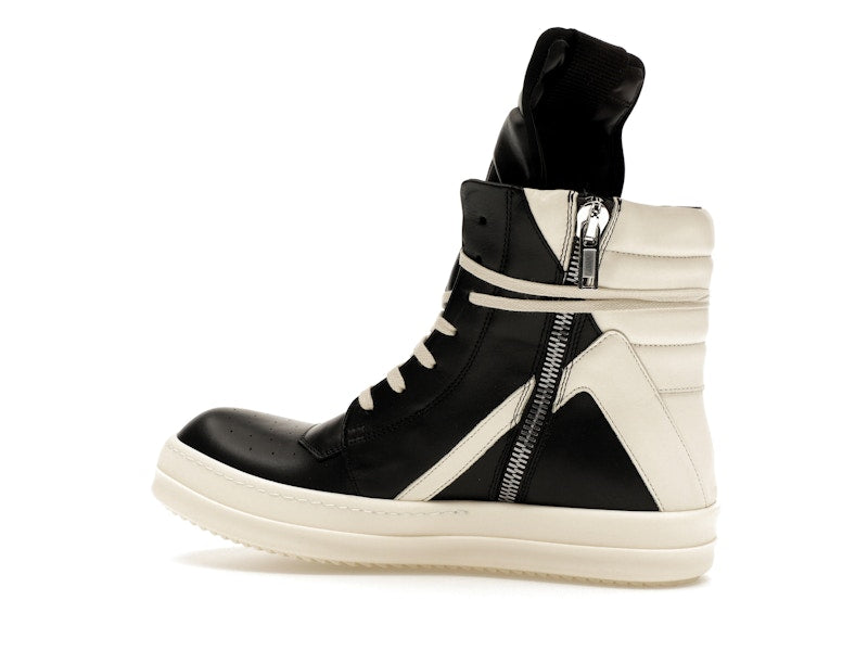 Rick Owens Luxor Geobasket Black Milk