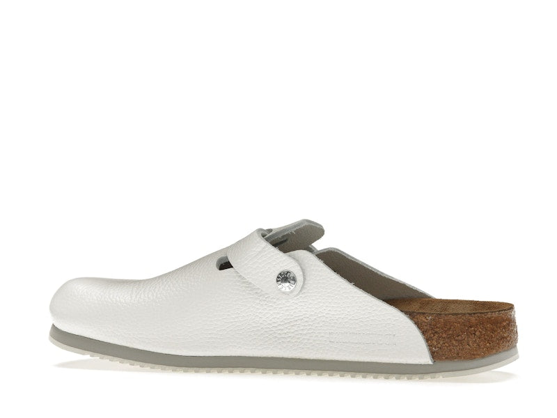 Birkenstock Boston Super Grip Leather White