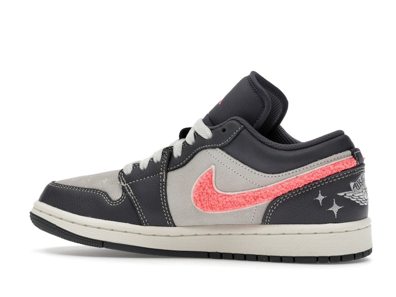 Jordan 1 Low Light Graphite Hot Punch (Women's)