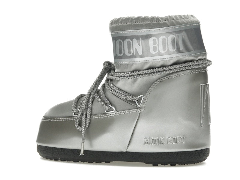 Moon Boot Icon Low Boot Glance Silver