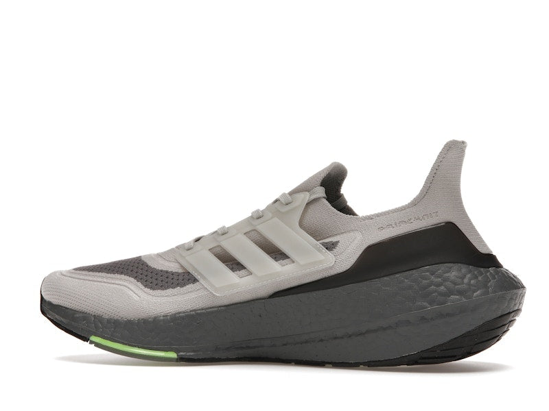 adidas Ultra Boost 21 Metal Grey Signal Green