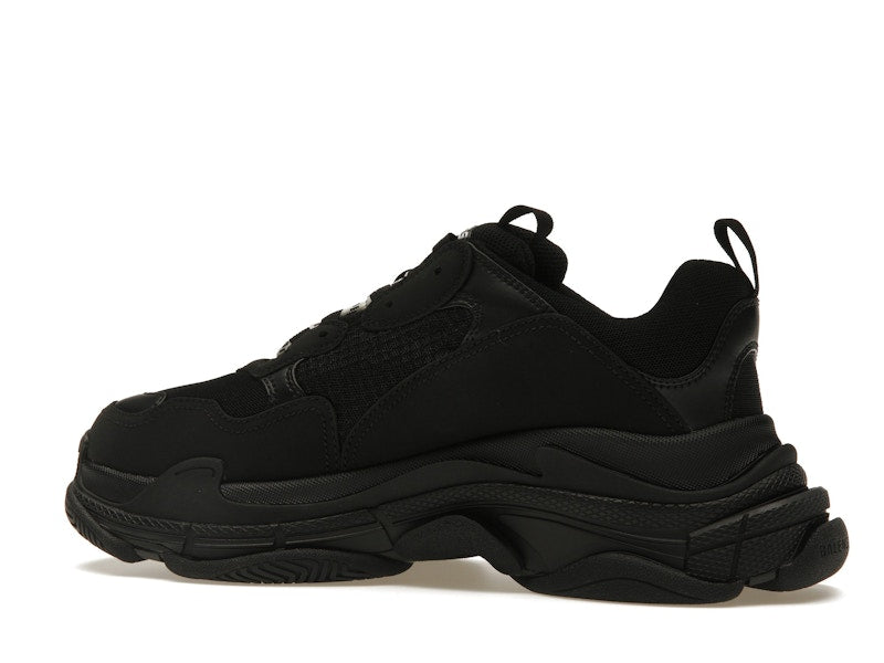 Balenciaga Triple S Black White Laces