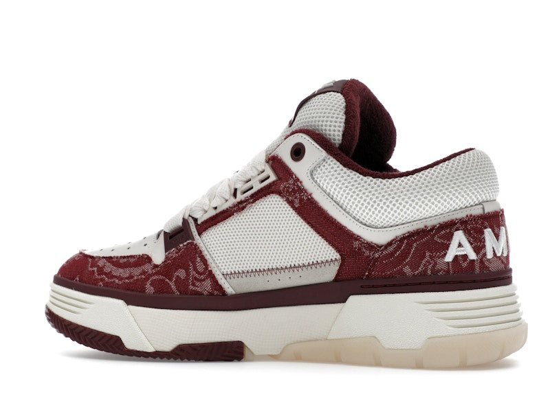 AMIRI MA-1 Bandana Denim Burgundy