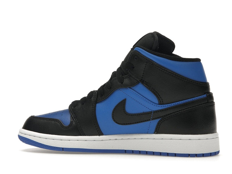 Jordan 1 Mid Black Royal Blue