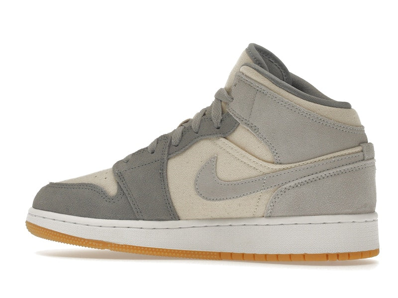 Jordan 1 Mid SE Coconut Milk Particle Grey (GS)