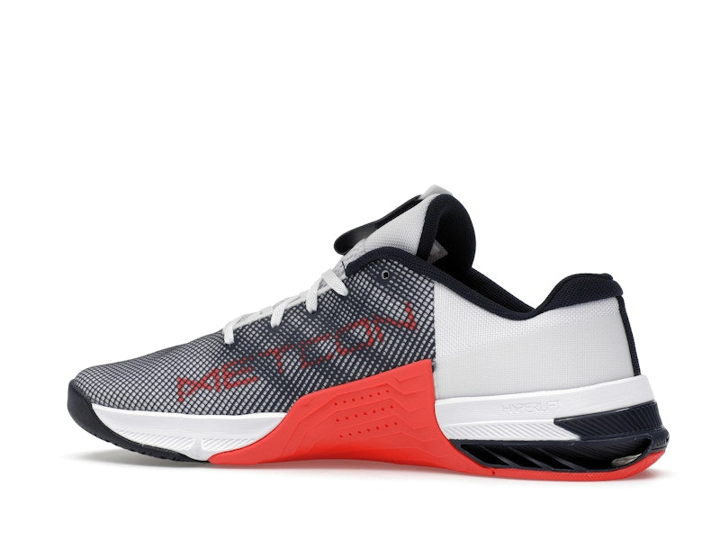 Nike Metcon 8 White Crimson Obsidian