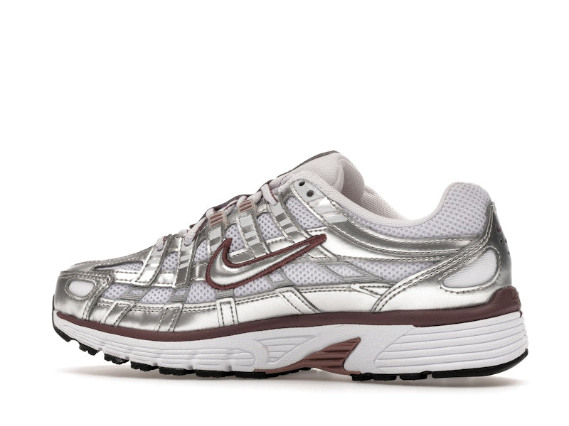 Nike P-6000 White Metallic Silver Tattoo (Women's)