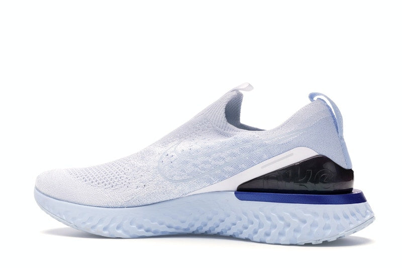 Nike Epic React Moc Flyknit White Hydrogen Blue