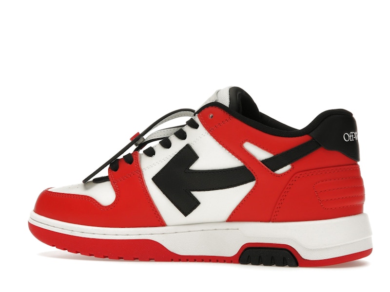 OFF-WHITE Out Of Office OOO Low Tops Red Black (2024)