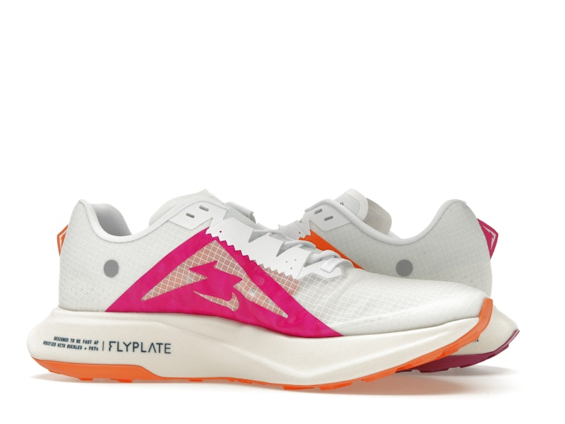 Nike ZoomX Ultrafly Trail White Safety Orange Vivid Grape