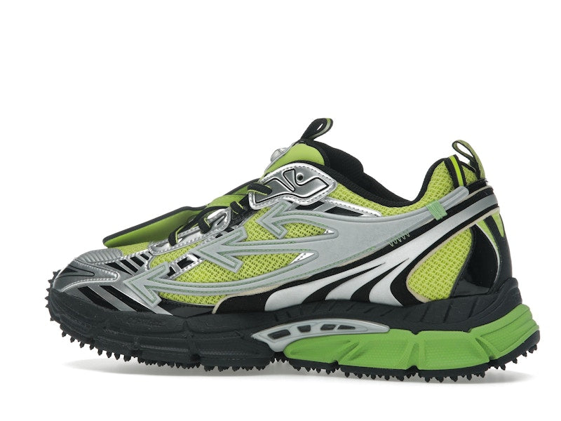 OFF-WHITE Be Right Back Silver Green Fluo