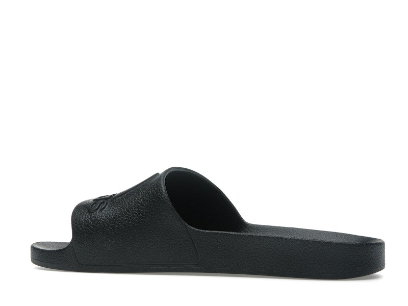 adidas Adilette Aqua Slides Core Black Logo