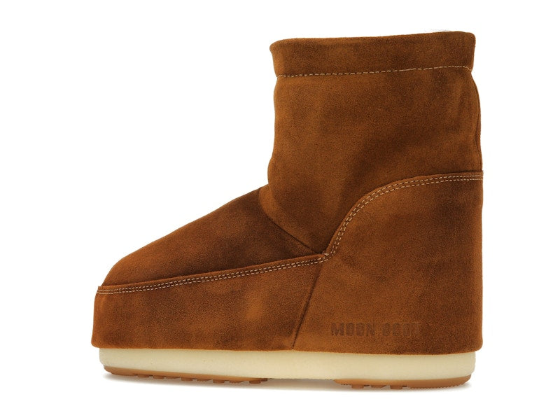Moon Boot No Lace Suede Boot Tan