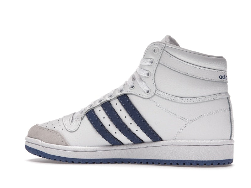 adidas Top Ten White Crew Blue