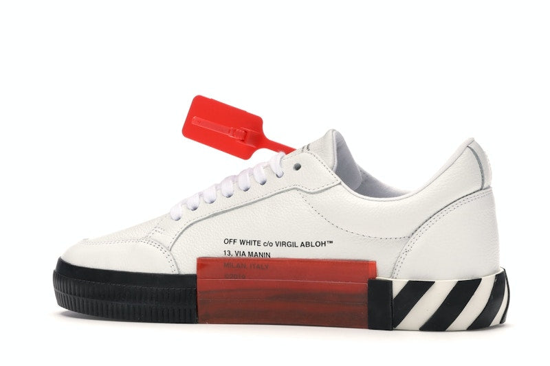 OFF-WHITE Vulc Low White Leather FW19