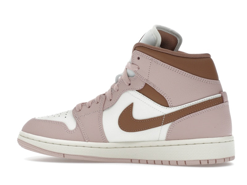 Jordan 1 Mid Pink Oxford Brown (Women's)