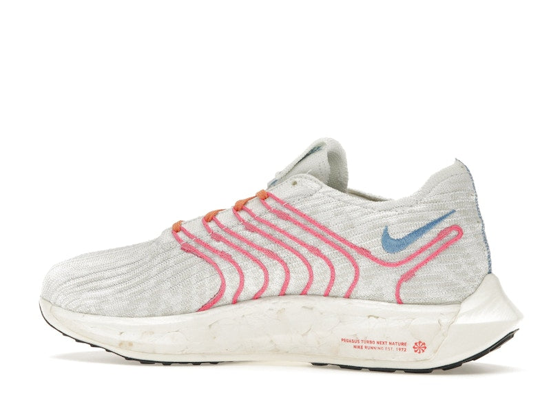 Nike Pegasus Turbo Next Nature White Pinksicle University Blue (Women's)