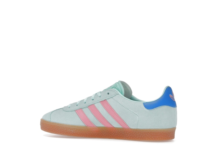 adidas Gazelle Clear Mint Bliss Pink Bright Blue (GS)