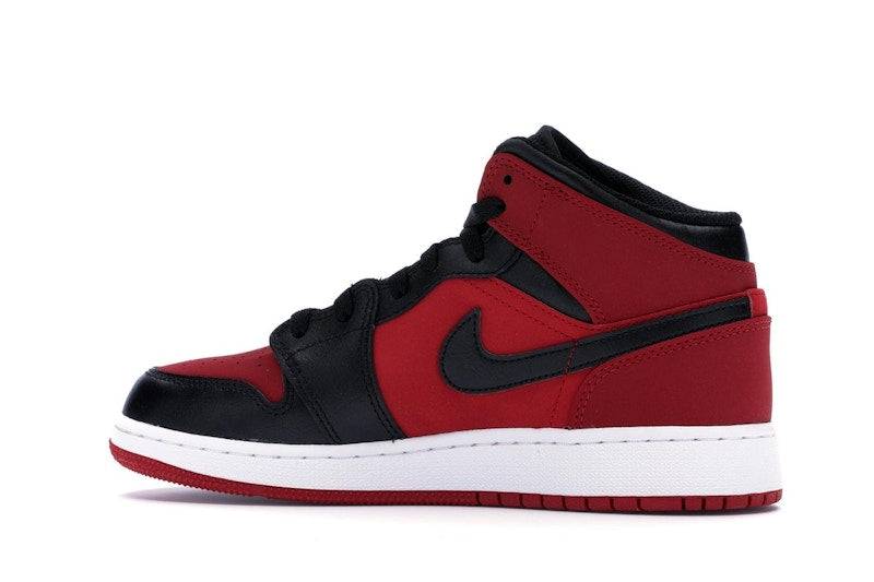 Jordan 1 Mid Gym Red Black (GS)