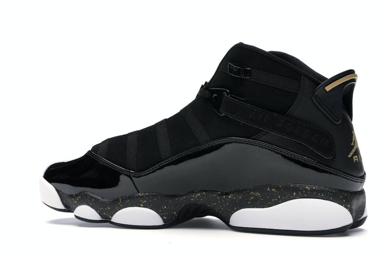 Jordan 6 Rings Black Metallic Gold White