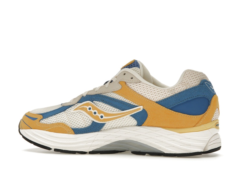 Saucony ProGrid Omni 9 Premium Cream Yellow Royal Blue