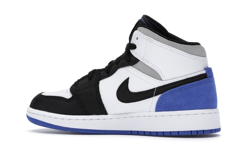 Jordan 1 Mid SE White Black Royal (GS)