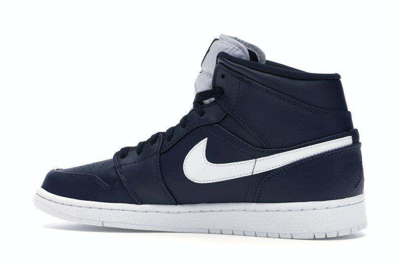 Jordan 1 Retro Mid Obsidian White