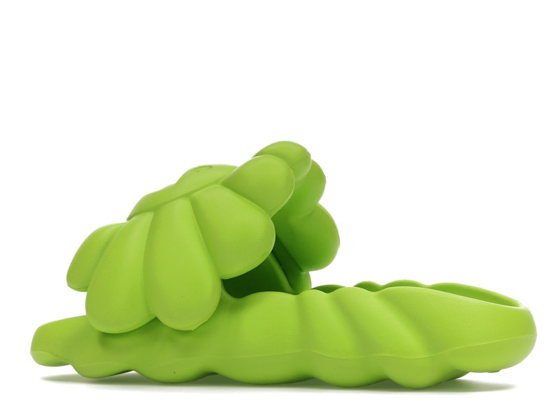 Takashi Murakami Ohana Full-Bloom Slide Lime Zest