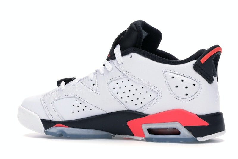 Jordan 6 Retro Low White Infrared 23 Black (GS)