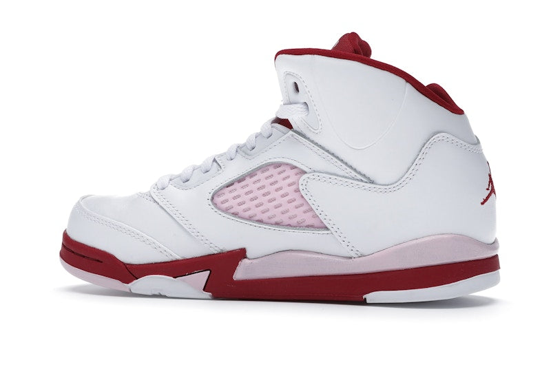Jordan 5 Retro White Pink Red (PS)