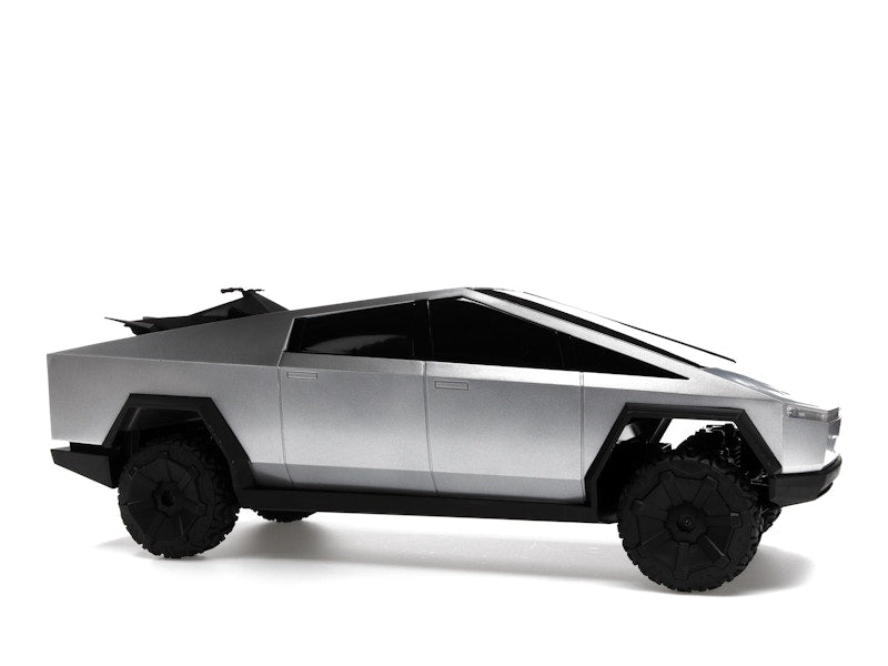 Hot Wheels x Tesla Cybertruck 1:10 Scale RC Car (2021 Version w/ Cyberquad)