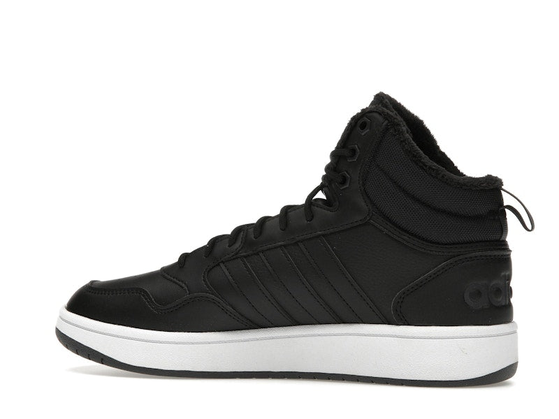 adidas Hoops 3.0 Mid Classic Fur Lining Winterized Core Black Cloud White